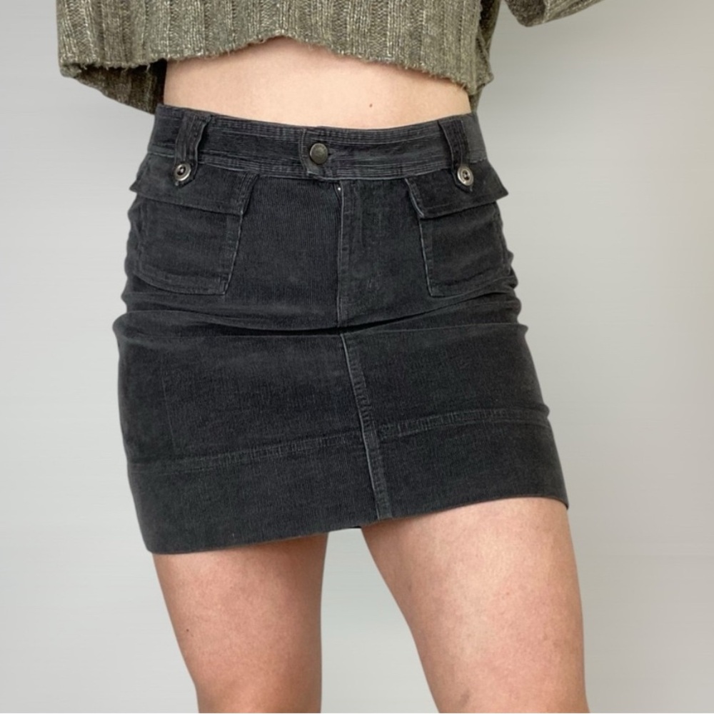 PATAGONIA Corduroy Organic Cotton Mini Skirt Casual Stretchy Boho Streetwear 12